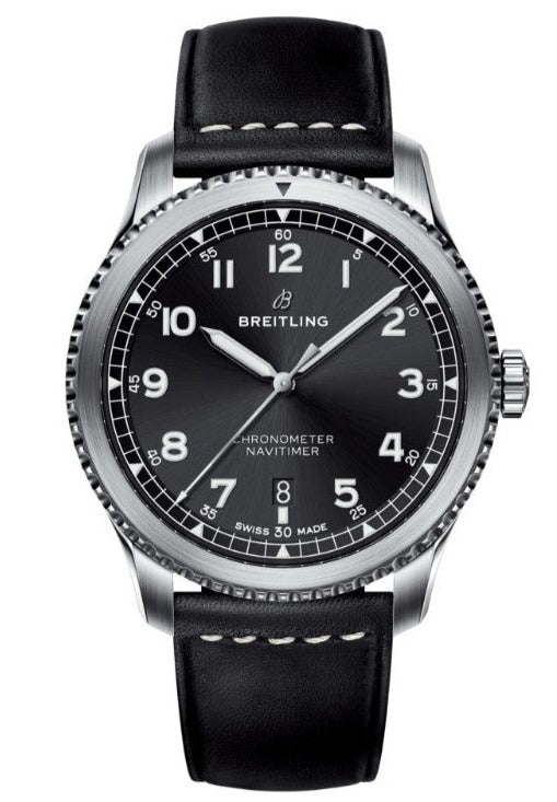 Breitling Navitimer 8 Automatic 41mm Stainless Steel Black Dial Mens Watch - A17314101B1X1 Authentic Buy Shop Now