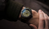 Breitling Avenger Automatic GMT 45 Night Mission Green Dial Green Nylon Strap Watch for Men - V323952A1L1X1 Authentic Buy Shop Now