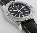Breitling Colt Automatic 44mm Black Dial Leather Strap Mens Watch - A1738811/BD44/435X Authentic Buy Shop Now
