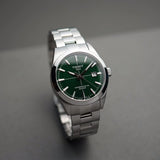 Tissot Gentleman Powermatic 80 Silicium Green Dial Silver Steel Strap Watch For Men - T127.407.11.091.01 Authentic Buy Shop Now