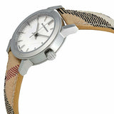 Burberry The City Nova Silver Dial Brown Leather Strap Watch for Women - BU9212 Authentic Buy Shop Now