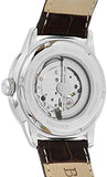 Bulova Classic Skeleton Automatic Brown Dial Brown Leather Strap Watch for Men - 96A120 Authentic Buy Shop Now