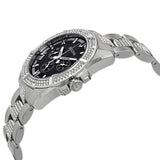 Bulova Crystal Collection Chronograph Black Dial Two Tone Steel Strap Watch for Men - 96C126 Authentic Buy Shop Now