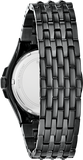 Bulova Crystal Collection Phantom Black Dial Black Steel Strap Watch for Men - 98A240 Authentic Buy Shop Now