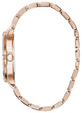 Bulova Crystal Collection Silver Dial Rose Gold Steel Strap Watch for Women - 98L229 Authentic Buy Shop Now