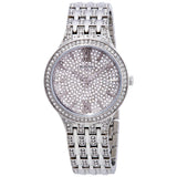 Bulova Crystal Collection Silver Dial Silver Steel Strap Watch for Women - 96L243 Authentic Buy Shop Now