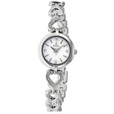 Bulova Crystals White Dial Silver Steel Strap Watch for Women - 96X114 Authentic Buy Shop Now