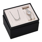 Bulova Crystals Mother of Pearl Dial Two Tone Steel Strap Watch for Women - 98X108 Authentic Buy Shop Now