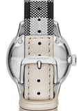 Burberry The Classic Horseferry Silver Dial Black Leather Strap Watch for Men - BU10002 Authentic Buy Shop Now