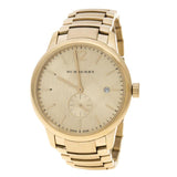 Burberry The Classic Gold Dial Gold Steel Strap Watch for Men - BU10006 Authentic Buy Shop Now