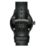 Burberry The Classic Round Horseferry Black Dial Black Leather Strap Watch for Men - BU10010 Authentic Buy Shop Now
