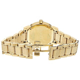 Burberry The City Silver Dial Gold Steel Strap Unisex Watch - BU9003 Authentic Buy Shop Now