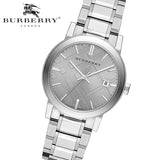 Burberry The City Silver Dial Silver Steel Strap Watch for Women - BU9035 Authentic Buy Shop Now