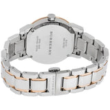 Burberry The City White Dial Two Tone Steel Strap Watch for Women - BU9105 Authentic Buy Shop Now
