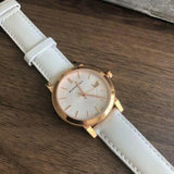 Burberry The City White Dial White Leather Strap Watch for Women - BU9108 Authentic Buy Shop Now