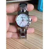 Burberry The City Diamonds Silver Dial Silver Steel Strap Watch for Women - BU9125 Authentic Buy Shop Now