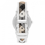 Burberry The City Silver Dial Brown Leather Strap Watch for Women - BU9136 Authentic Buy Shop Now