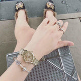 Burberry The City Gold Dial Gold Steel Strap Watch for Women - BU9234 Authentic Buy Shop Now
