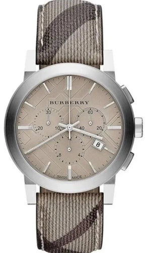 Burberry The City Smoked Brown Dial Brown Leather Strap Watch for Men - BU9361 Authentic Buy Shop Now