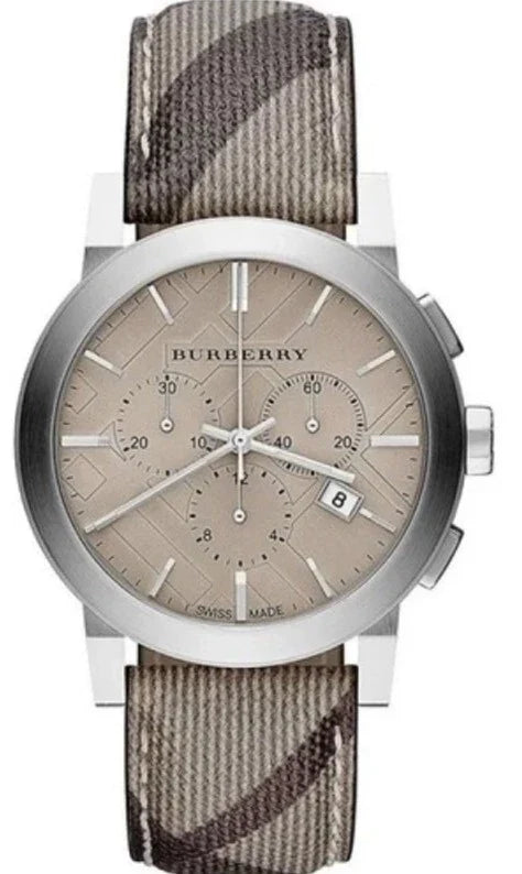 Burberry The City Smoked Brown Dial Brown Leather Strap Watch for Men - BU9361 Authentic Buy Shop Now