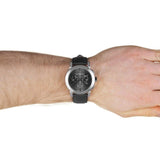 Burberry The City Grey Dial Black Leather Strap Watch for Men - BU9362 Authentic Buy Shop Now