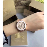 Burberry The City Rose Gold Dial Rose Gold Steel Strap Watch for Women - BU9703 Authentic Buy Shop Now