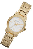 Burberry Heritage White Dial Gold Steel Strap Watch for Women - BU9203 Authentic Buy Shop Now