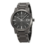 Burberry The City Grey Dial Gunmetal Steel Strap Watch for Men - BU9007 Authentic Buy Shop Now