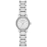 Burberry The City Diamonds Silver Dial Silver Steel Strap Watch for Women - BU9220 Authentic Buy Shop Now