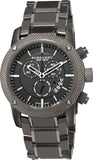 Burberry Endurance Chronograph Quartz Black Dial Black Steel Strap Watch For Men - BU9801 Authentic Buy Shop Now