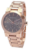 Burberry The City Grey Dial Rose Gold Steel Strap Watch for Men - BU9353 Authentic Buy Shop Now