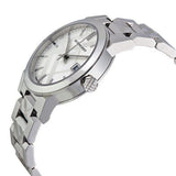 Burberry The City White Dial Silver Steel Strap Watch for Women - BU9144 Authentic Buy Shop Now