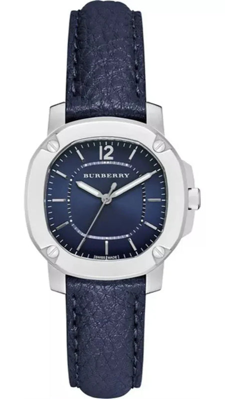 Burberry The Britain Blue Dial Blue Leather Strap Watch for Women - BBY1716 Authentic Buy Shop Now