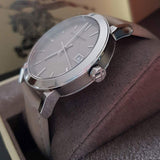 Burberry The City Silver Dial Beige Leather Strap Unisex Watch - BU9010 Authentic Buy Shop Now