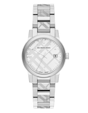 Burberry The City White Dial Silver Steel Strap Watch for Women - BU9144 Authentic Buy Shop Now