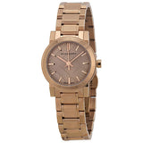 Burberry The City Nude Dial Rose Gold Steel Strap Watch for Women - BU9228 Authentic Buy Shop Now