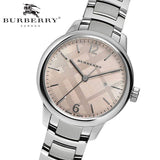 Burberry The Classic Pink Dial Silver Steel Strap Watch for Women - BU10111 Authentic Buy Shop Now