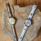 Burberry The Classic Guilloche Silver Dial Grey Leather Strap Watch for Women - BU10113 Authentic Buy Shop Now
