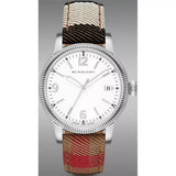 Burberry Utilitarian White Dial Multicolor Leather Strap Watch for Women - BU7824 Authentic Buy Shop Now