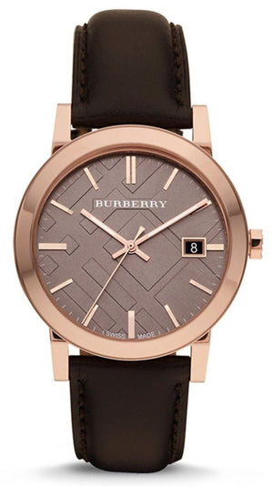 Burberry The City Brown Dial Brown Leather Strap Watch for Men - BU9013 Authentic Buy Shop Now