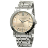 Burberry Heritage Collection Rose Gold Dial Silver Steel Strap Watch for Men - BU1352 Authentic Buy Shop Now