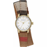 Burberry Utilitarian White Dial Multicolor Leather Strap Watch for Women - BU7851 Authentic Buy Shop Now