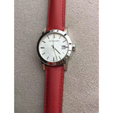 Burberry The City Silver Dial Red Strap Watch for Women - BU9232 Authentic Buy Shop Now