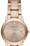 Burberry The City Rose Gold Dial Rose Gold Steel Strap Watch for Women - BU9135 Authentic Buy Shop Now