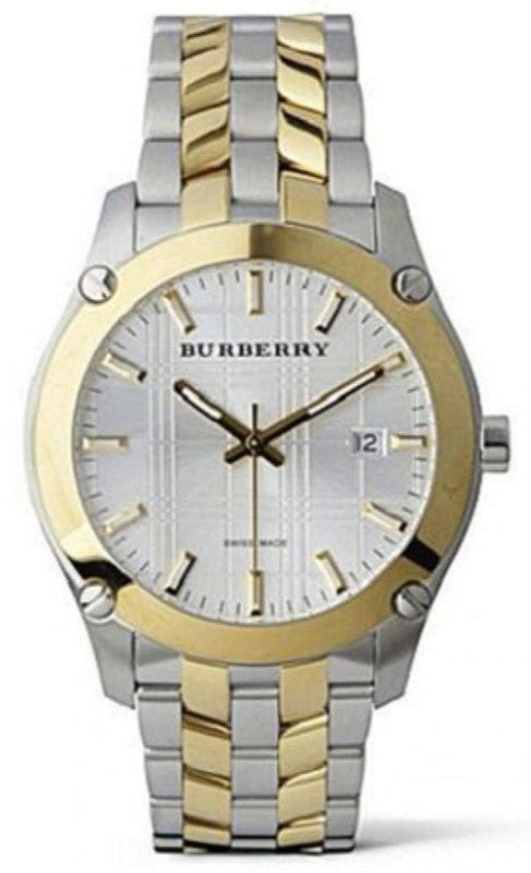 Burberry Heritage Silver Dial Two Tone Steel Strap Watch for Women - BU1857 Authentic Buy Shop Now
