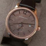 Burberry The Classic Brown Dial Brown Leather Strap Watch for Men - BU10012 Authentic Buy Shop Now