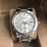 Burberry The City Silver Dial Silver Steel Strap Watch for Men - BU9900 Authentic Buy Shop Now