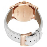 Burberry The City White Dial White Leather Strap Watch for Women - BU9012 Authentic Buy Shop Now