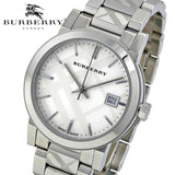 Burberry The City White Dial Silver Steel Strap Watch for Women - BU9144 Authentic Buy Shop Now