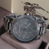 Burberry The City Grey Dial Gunmetal Grey Steel Strap Watch for Men - BU9354 Authentic Buy Shop Now